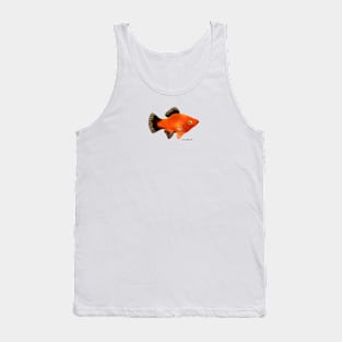 Red Wagtail Platy Fish Tank Top